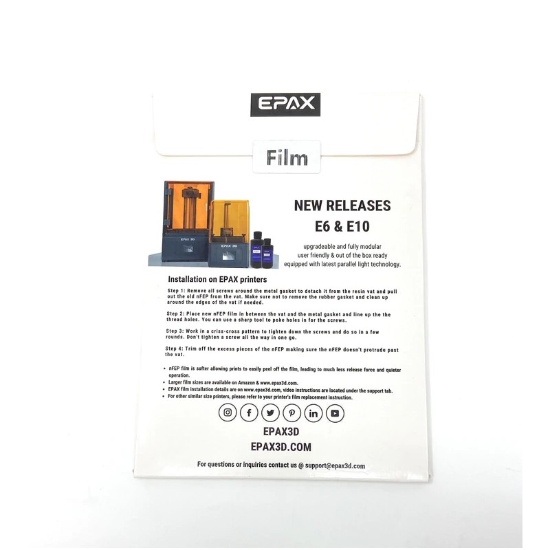 EPAX nFEP Premium Film (3er Pack)